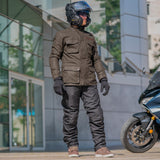 LS2 COMMUTER MAN MOTORBIKE WATERPROOF PANT BLACK