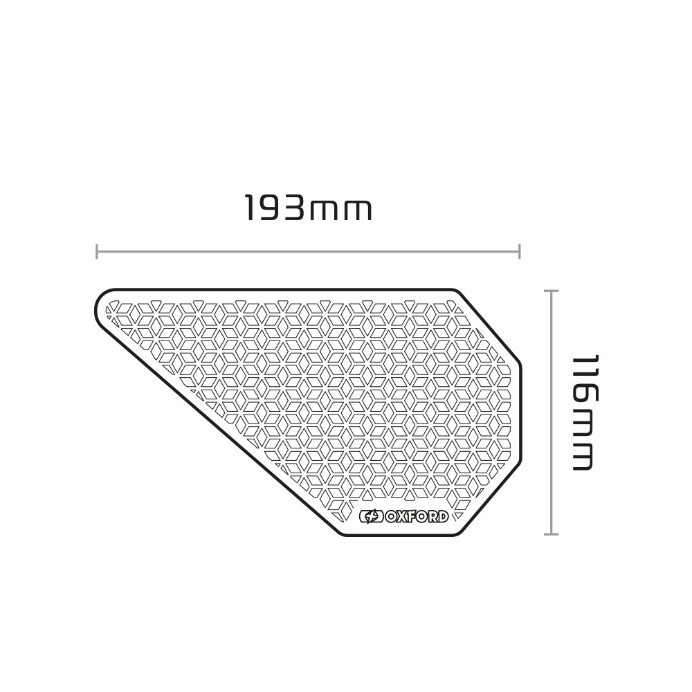 Oxford Gripper Adv Tank Grips For Adventure Bikes - MaximomotoUK