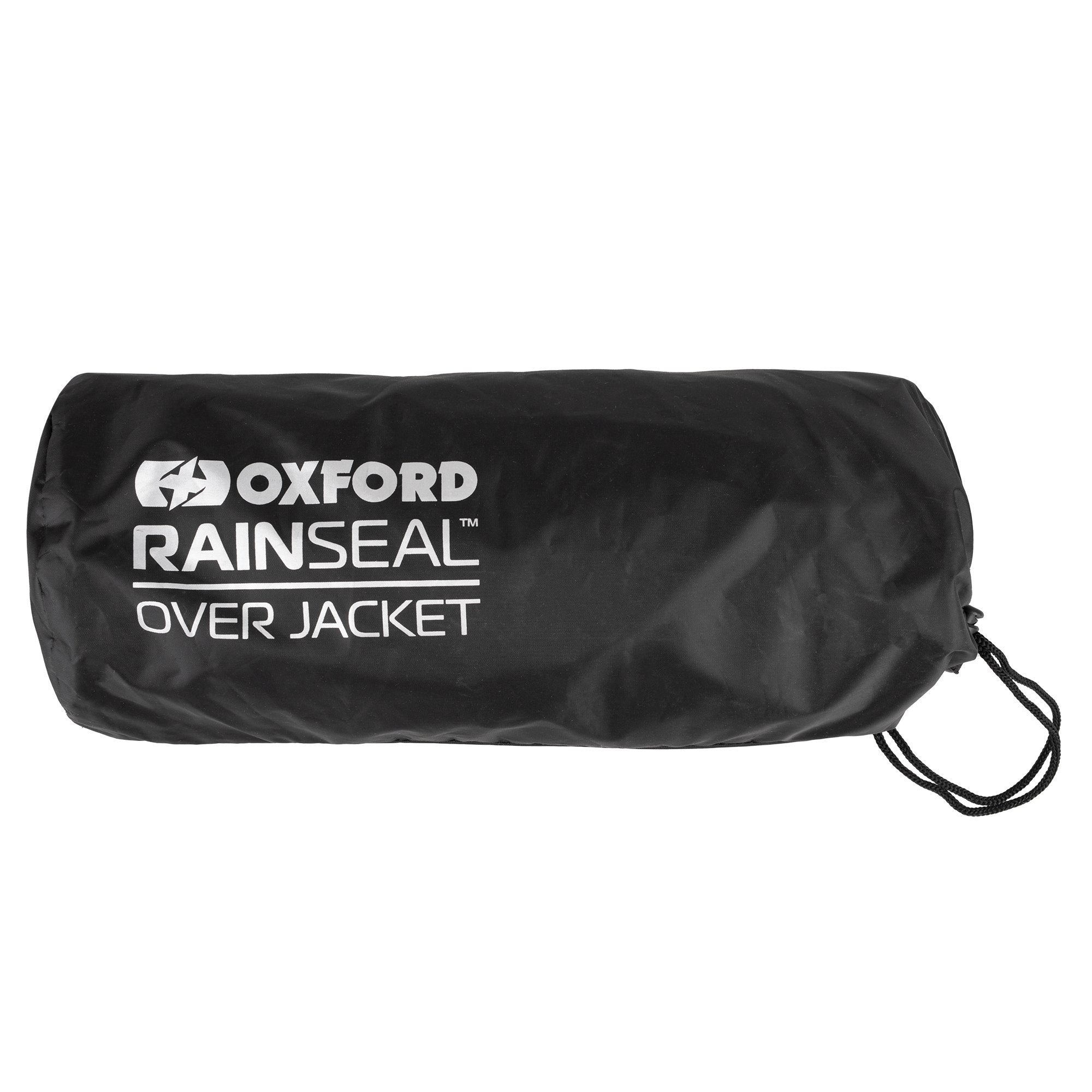 Oxford Rainseal Waterproof Motorcycle Over Jacket Black Rain images