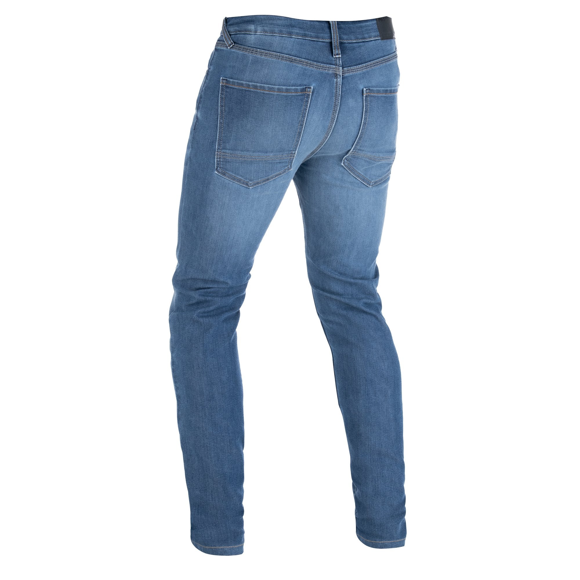 Oxford Original Approved AA Men's Motorbike Jean Straight Md Blu 34 Length back pic