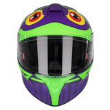 MT Targo Frog H6 Motorcycle Helmet Matt Fluo Green - MaximomotoUK