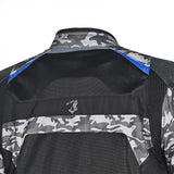 BELA Onsaker Motorcycle Textile Jacket Camo Blue Black
