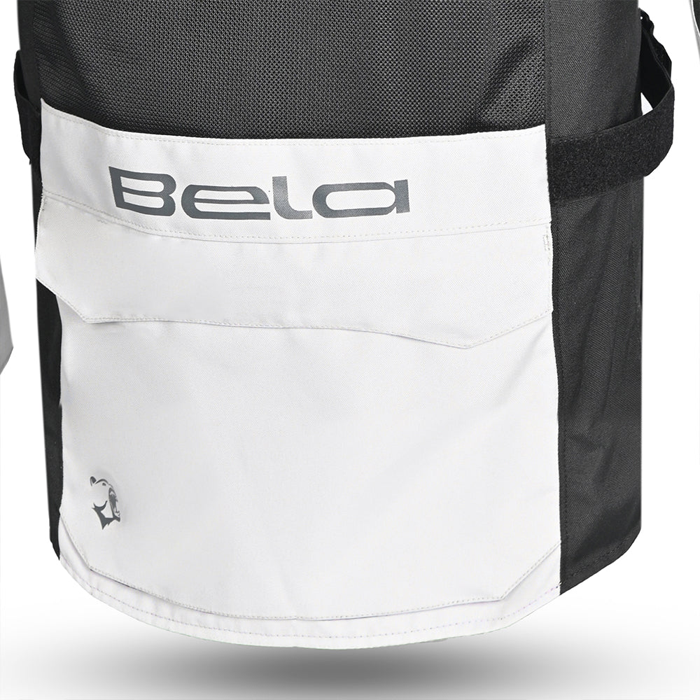 BELA Onsaker Motorcycle Textile Jacket - White Black Blue