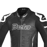 BELA Rocket Man Mix Kangaroo 1 PC Motorcycle Suit Black White