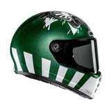 HJC V10 Full-Face Motorcycle Helmet – Crania-Green