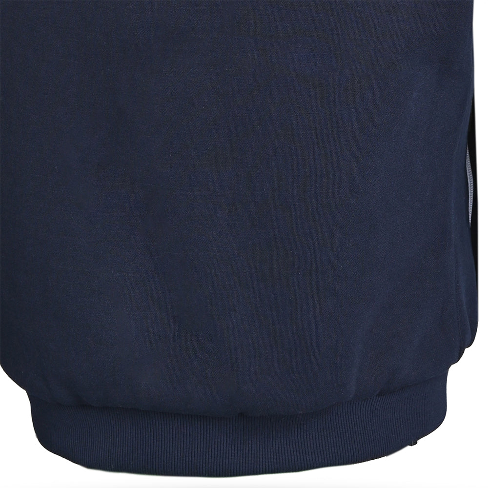 R-TECH Suspension Hoodie - Blue Red - bottom closeup image