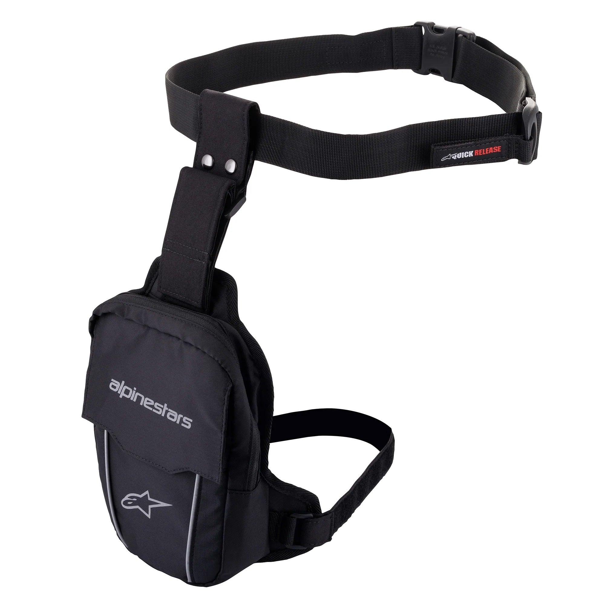 Alpinestars Access Waterproof Thigh Bag Black Black