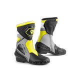 R-TECH - Performer Men's Leather Boots Black/Fluor Yellow - SECURTEX MOTOR SL (t/a MaximoMoto)