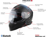 Viper RSV141 Bluetooth Full Face Urban Motorcycle Helmet
