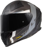 Ls2 Ff811 Vector Full Face Helmets Grid Matt Black Grey-06