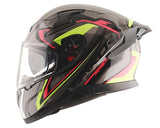 AXOR APEX ROADTRIP FULL FACE MOTORCYCLE HELMET BLACK_GRAY