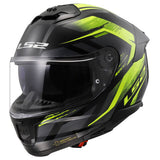 LS2 FF808 STREAM FULL FACE HELMETS FURY BLACK H-V YELLOW-06