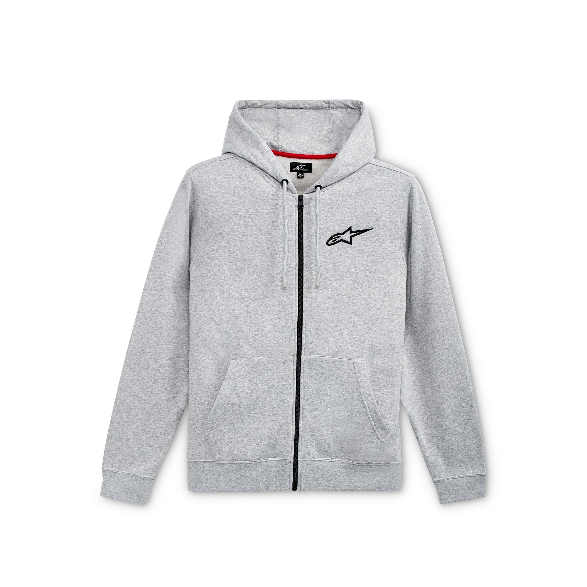 Alpinestars Ageless Chest Hoodie Grey Heather Black images