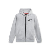 Alpinestars Ageless Chest Hoodie Grey Heather Black images