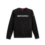 Alpinestars Linear Crew Fleece Black White images