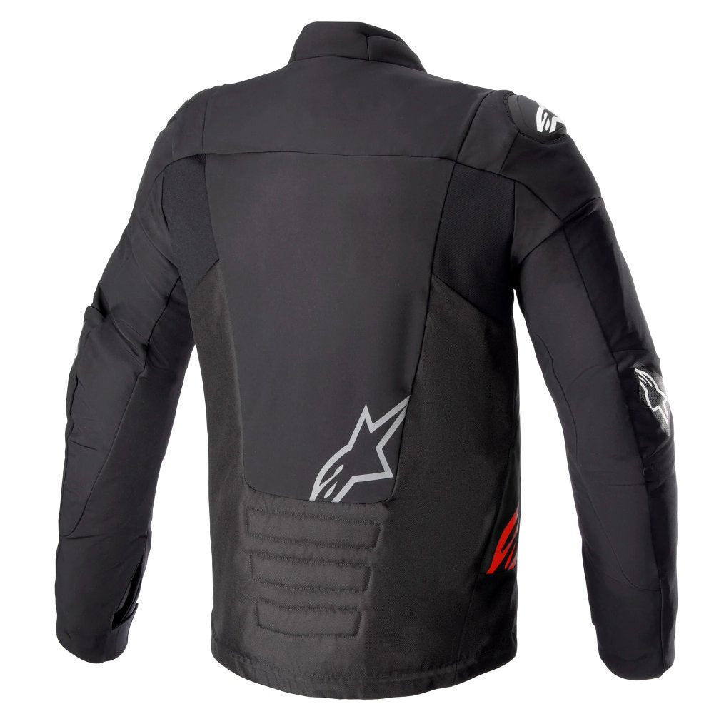 Alpinestars SMX Waterproof Jacket Black Dark Grey Bright Red - back pic
