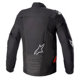 Alpinestars SMX Waterproof Jacket Black Dark Grey Bright Red - back pic