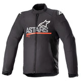 Alpinestars SMX Waterproof Jacket Black Dark Grey Bright Red - front pic