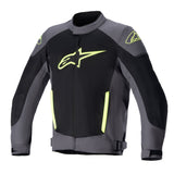 Alpinestars T Sp X Superair Motorcycle Jacket Tar Grey Black Yellow Fluo images