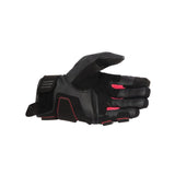 Alpinestars Stella Phenom Leather Motorcycle Gloves Black Diva Pink - front pic