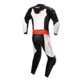 Alpinestars GP Force Chaser Leather Suit 1 PC Black/White/Red Fluo images