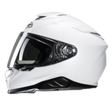 HJC RPHA 71 Pearl White Full face Helmet Motorcycle right side view