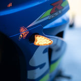 Oxford Arrow Indicator Black shortstem Clear Lens Motorcycle Lights images