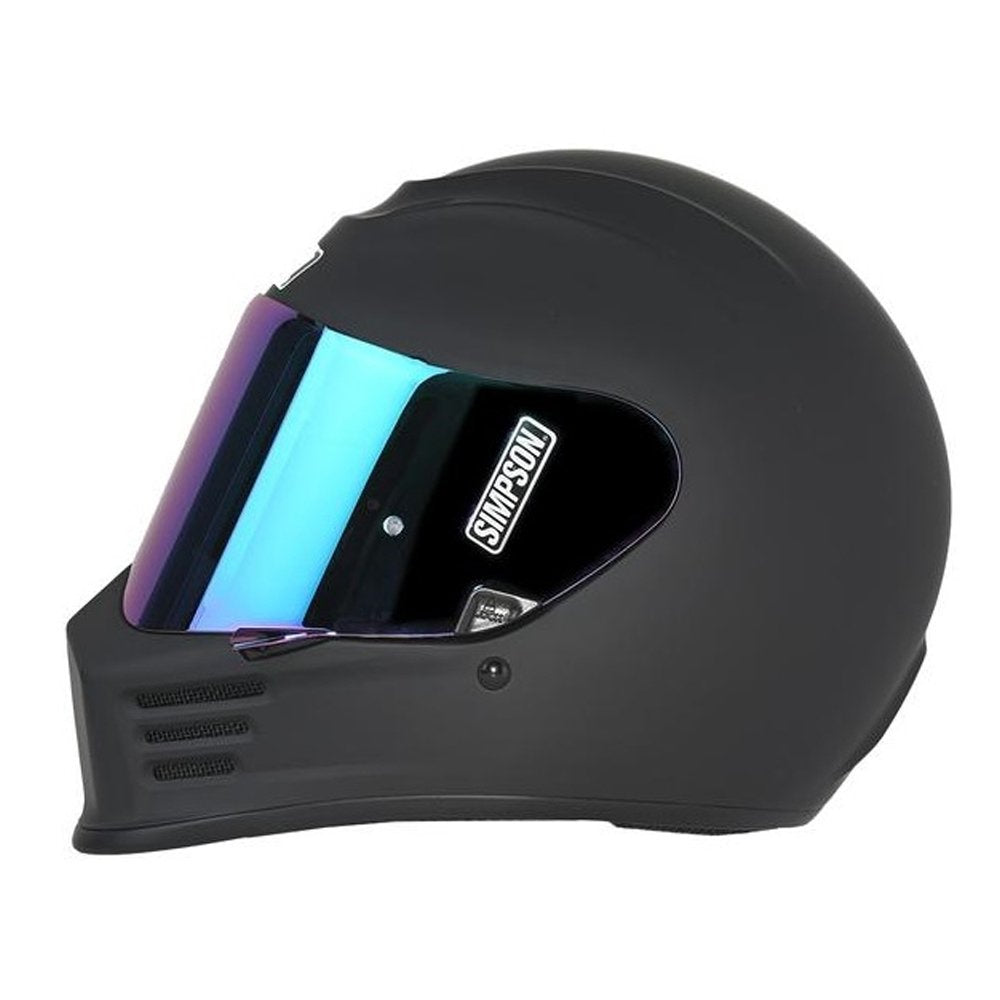 Simpson Speed Solid Matt Black Lightweight Motorcycle Helmet