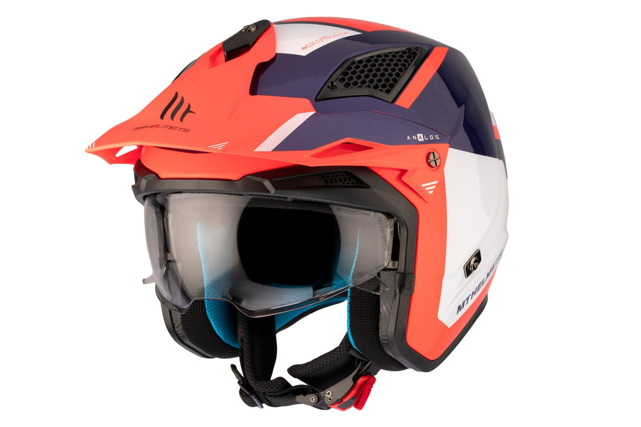 MT District Sv S Analog D5 Dual Sport Motorcycle Helmet