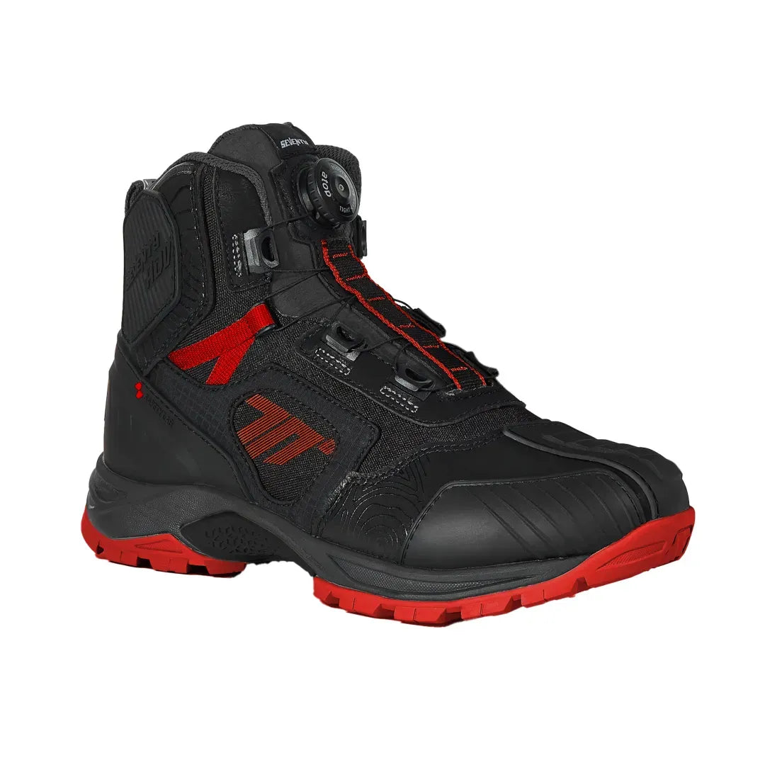 SEVENTY SD-BA7 STELVIO LOW Unisex Motorcycle Boots Adventure Black Red