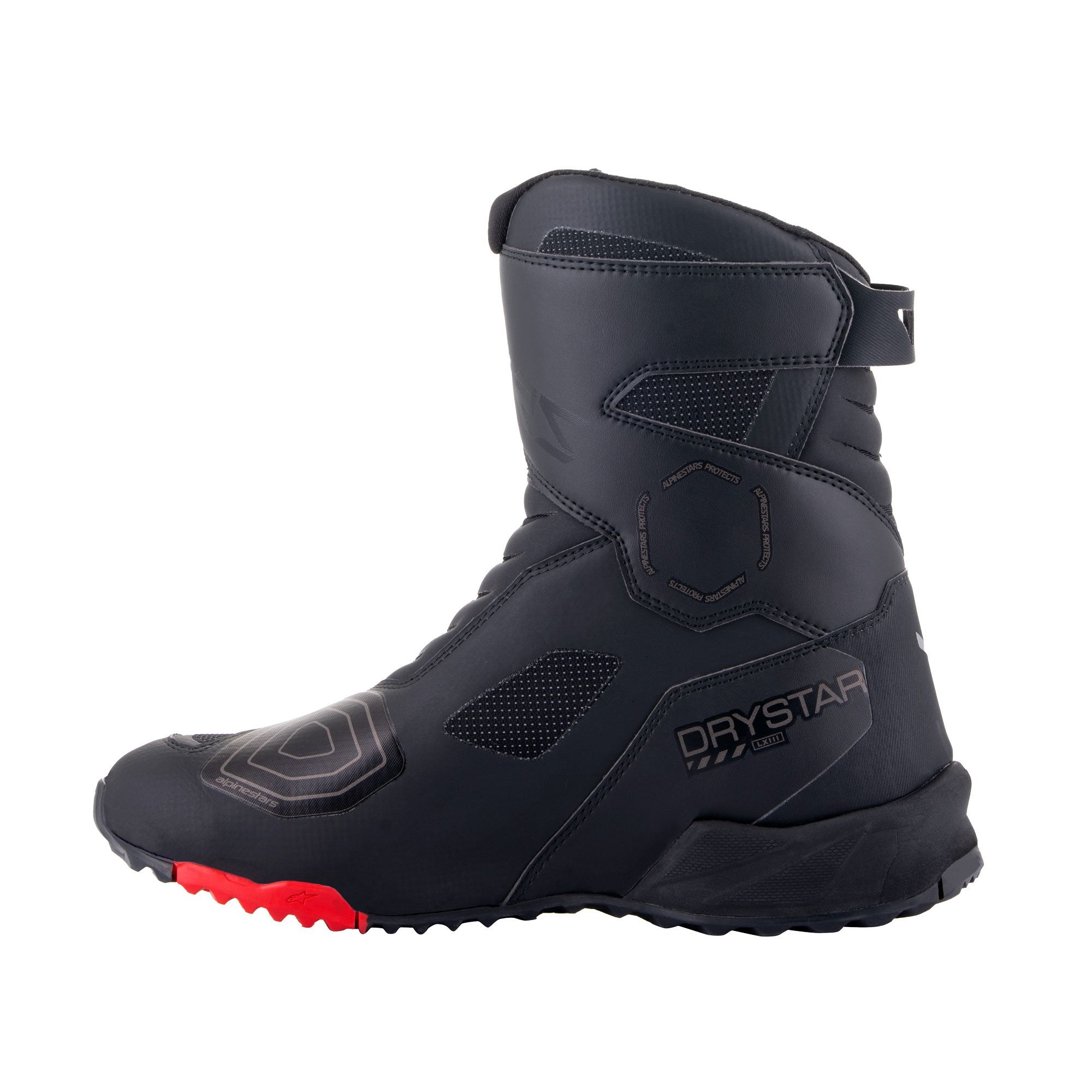 Alpinestars RT-7 Drystar Touring Motorcycle Boots Black Red images