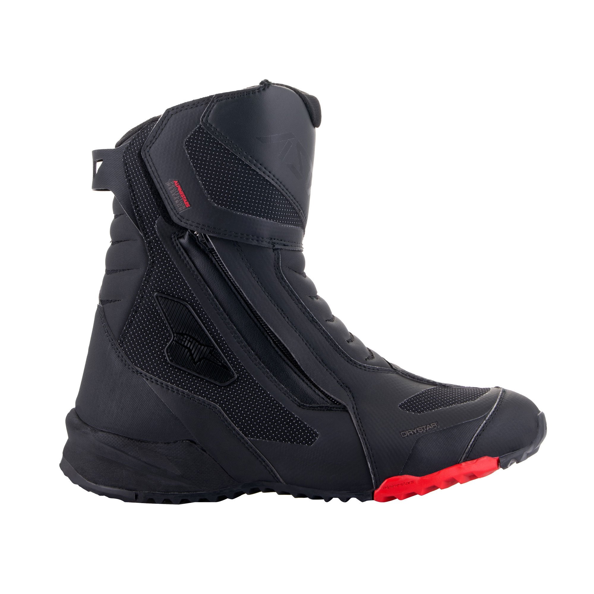 Alpinestars RT-7 Drystar Touring Motorcycle Boots Black Red images