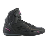 Alpinestars Stella Faster-3 Motorcycle Racing Shoes Black Fuchsia images