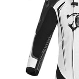 Bela North Star 1PC Motorcycle Racing Suit Black White