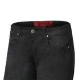 BELA BOSTON MEN MOTORCYCLE DENIM JEANS 30L BLACK SPRAY