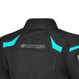 BELA Highland Lady Motorcycle Jacket Black Turquoise