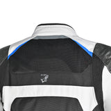 BELA Onsaker Motorcycle Textile Jacket - White Black Blue
