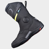 LS2 GOBY MOTORCYCLE LADY WATERPROOF BOOTS BLACK H-V YELLOW
