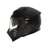 Simpson Darksome Solid Matt Black Flip Up Motorbike Helmet