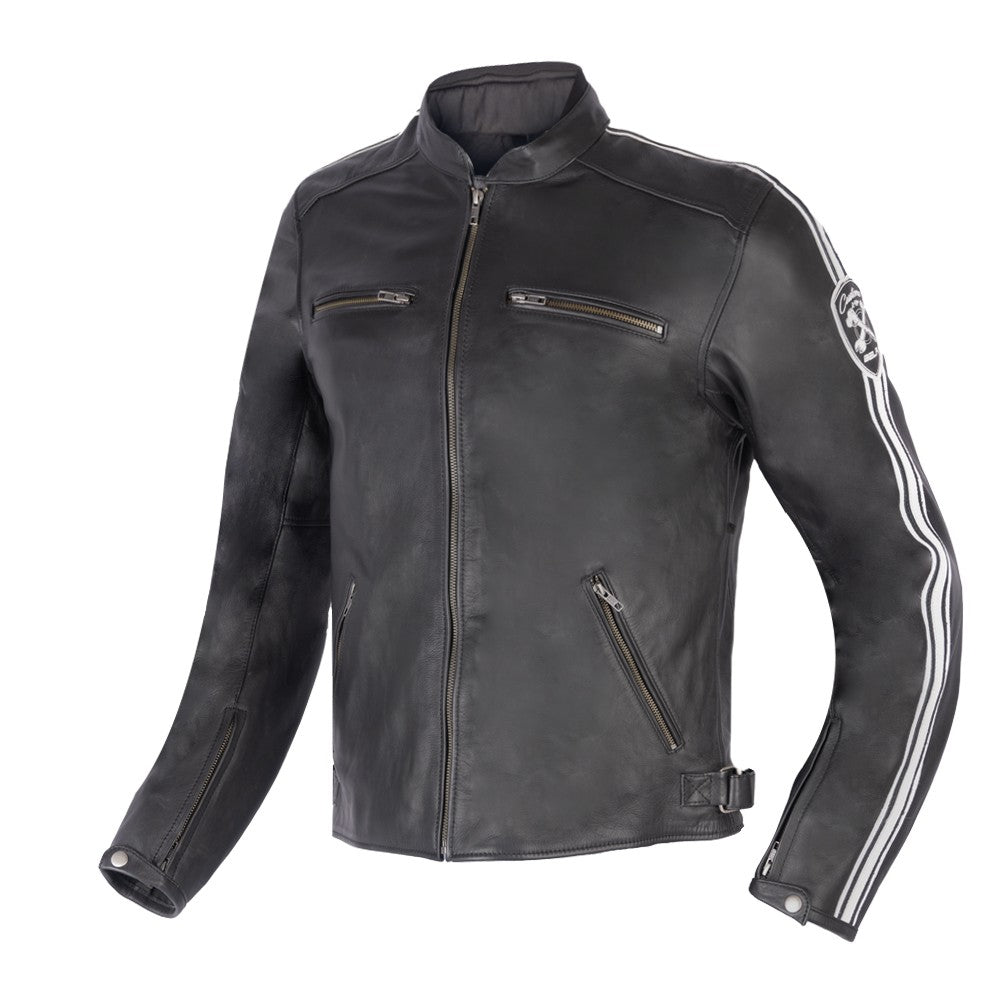 BELA - Black Craft Leather Jacket - SECURTEX MOTOR SL (t/a MaximoMoto)