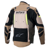 Alpinestars Halo DS Jkt Dark Khaki Sand Yell Fluo - back pic