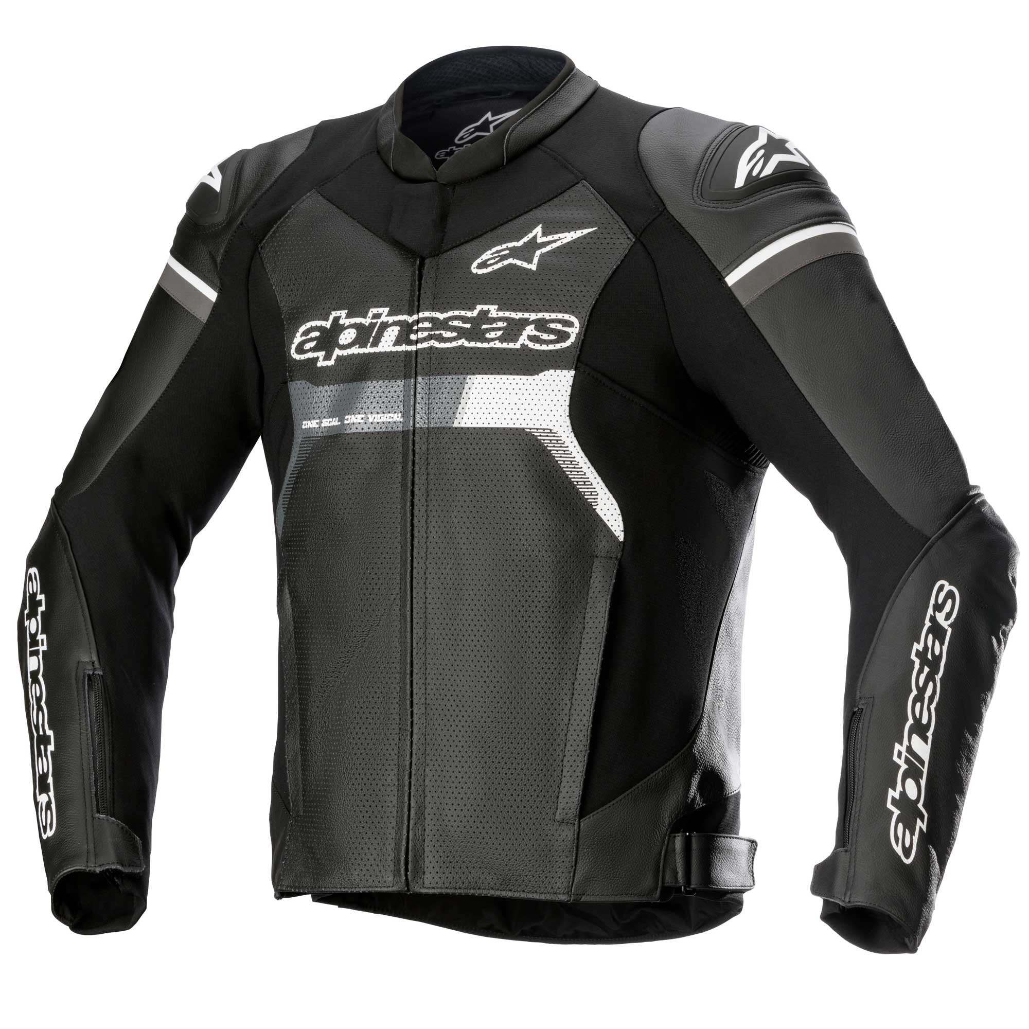 Alpinestars Gp Force Leather Jacket Airflow Black images
