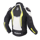 BELA - Chaser Textile Jacket Black/Ice/Fluor Yellow - SECURTEX MOTOR SL (t/a MaximoMoto)