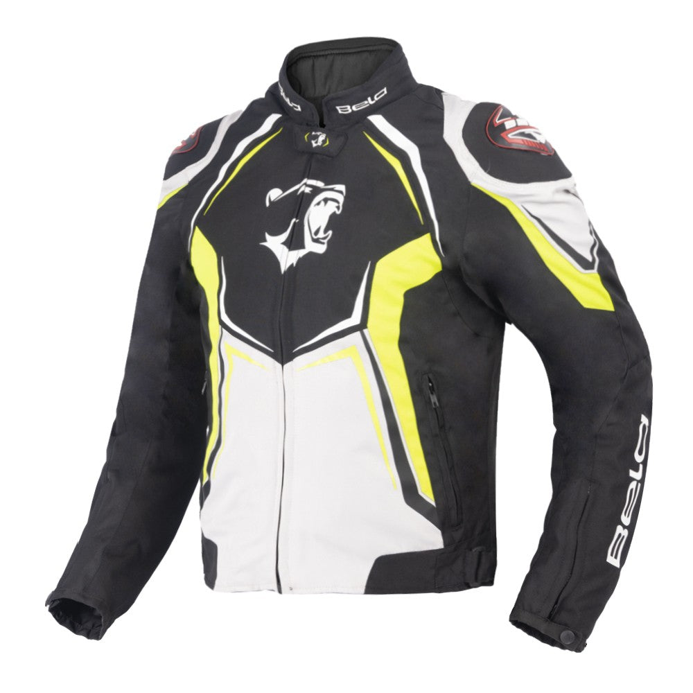 BELA - Chaser Textile Jacket Black/Ice/Fluor Yellow - SECURTEX MOTOR SL (t/a MaximoMoto)