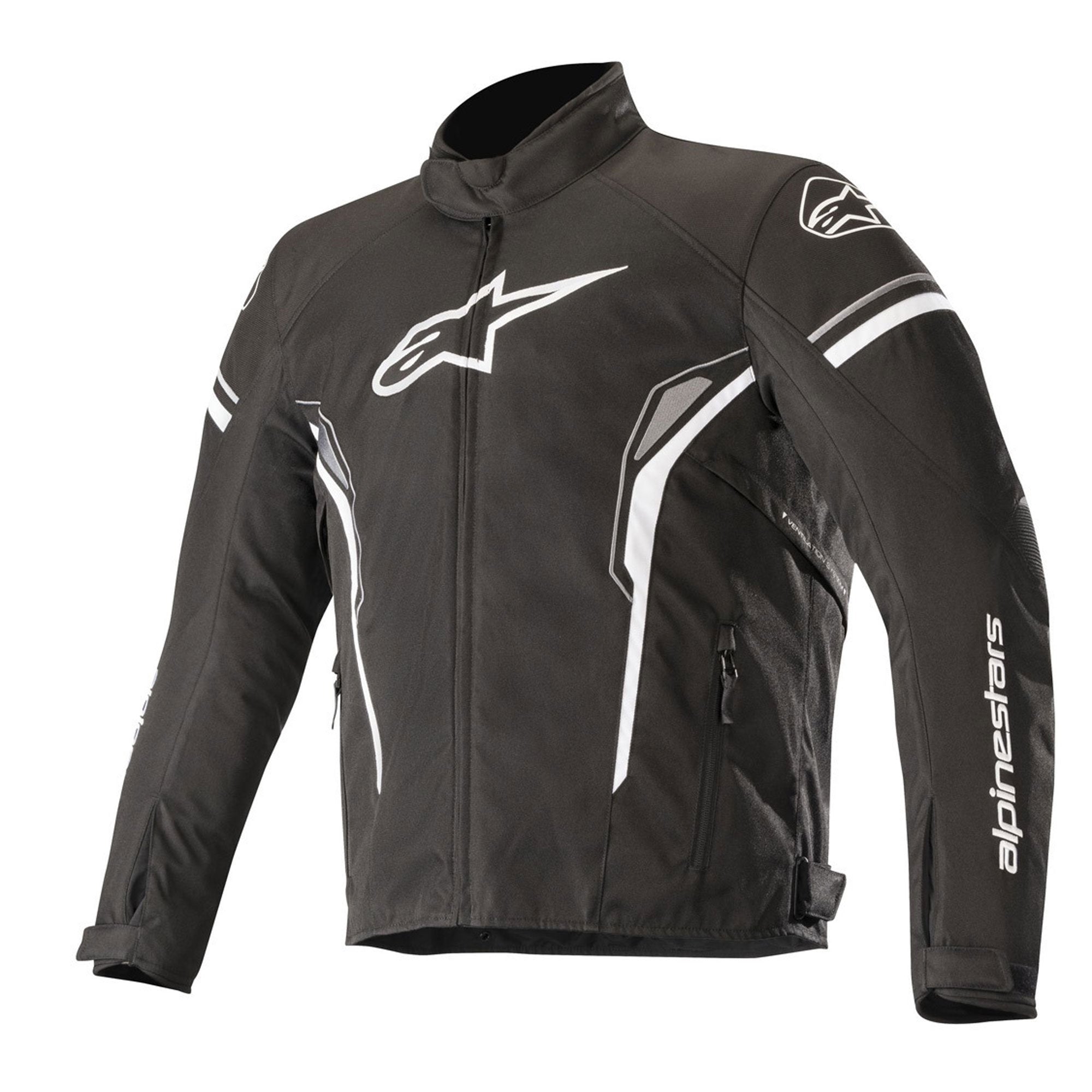 Alpinestars T-SP-1 Waterproof Motorbike Jacket Black White images