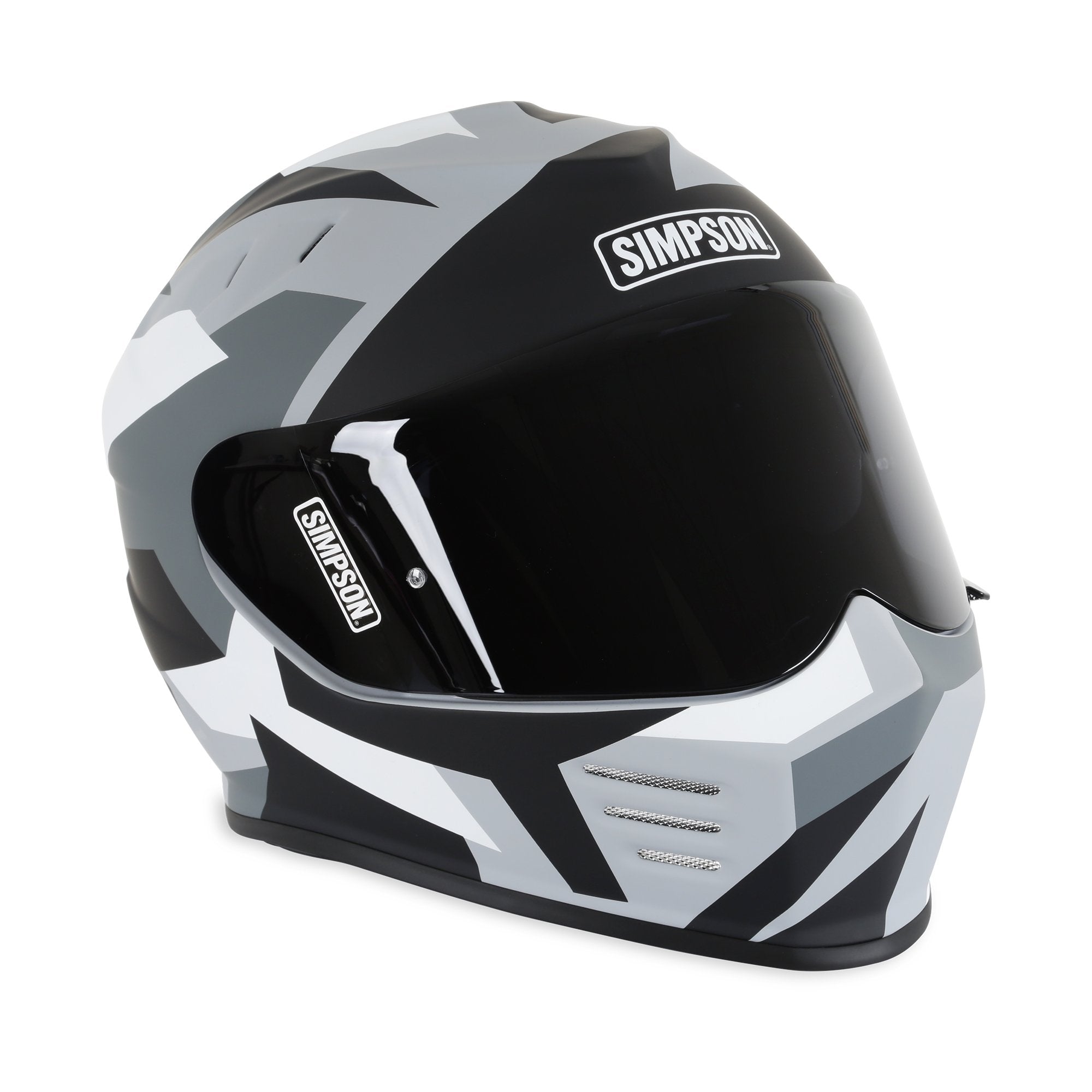 Simpson Venom Have Full Face Blue Motorbike Helmet