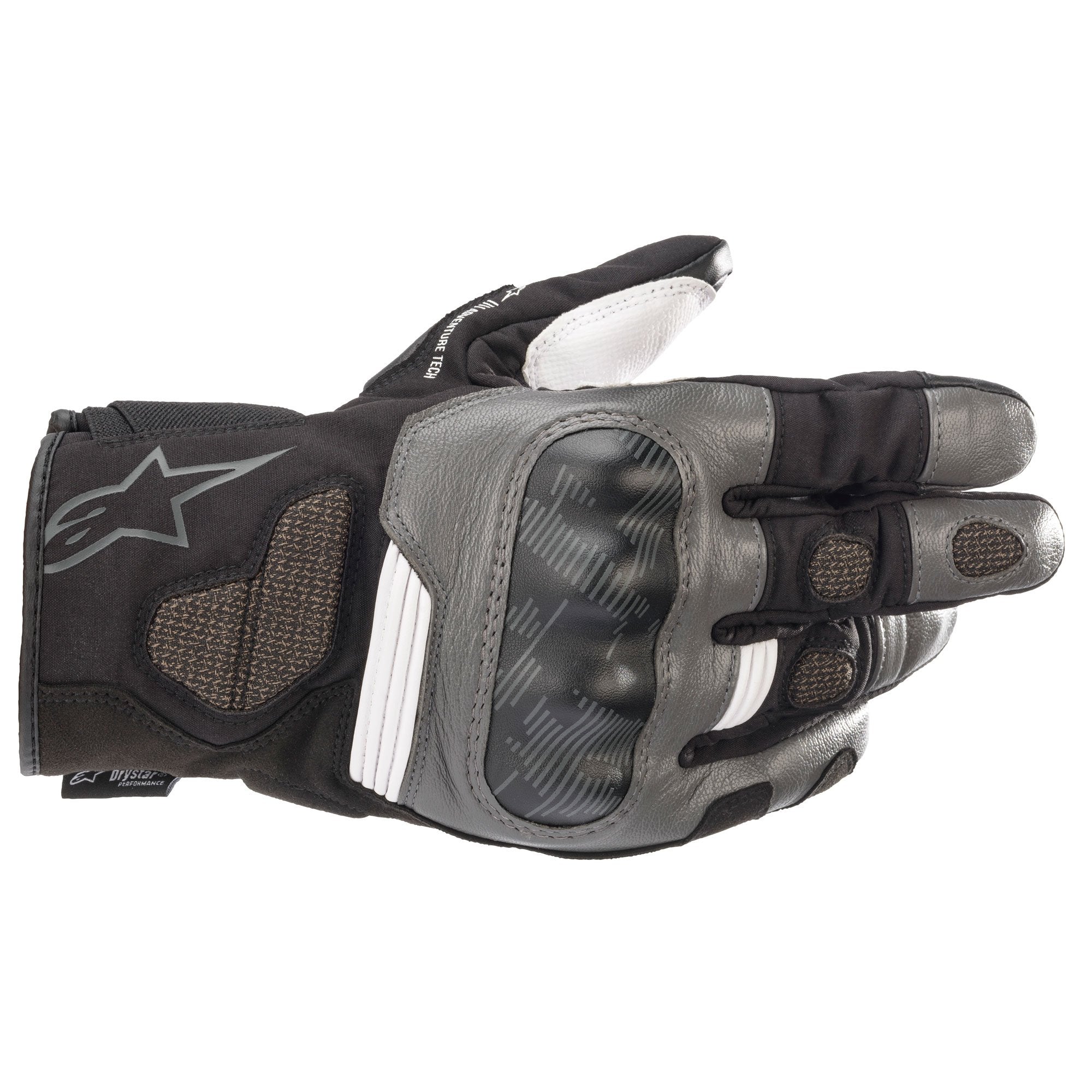 Alpinestars Corozal V2 Drystar Motorcycle Glove Black Dark Grey White - back image