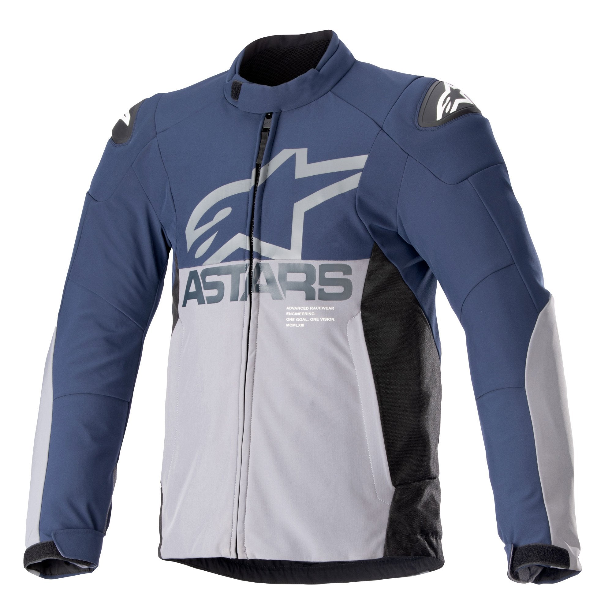 Alpinestars SMX Waterproof JKT Night Navy Dark Grey - MaximomotoUK