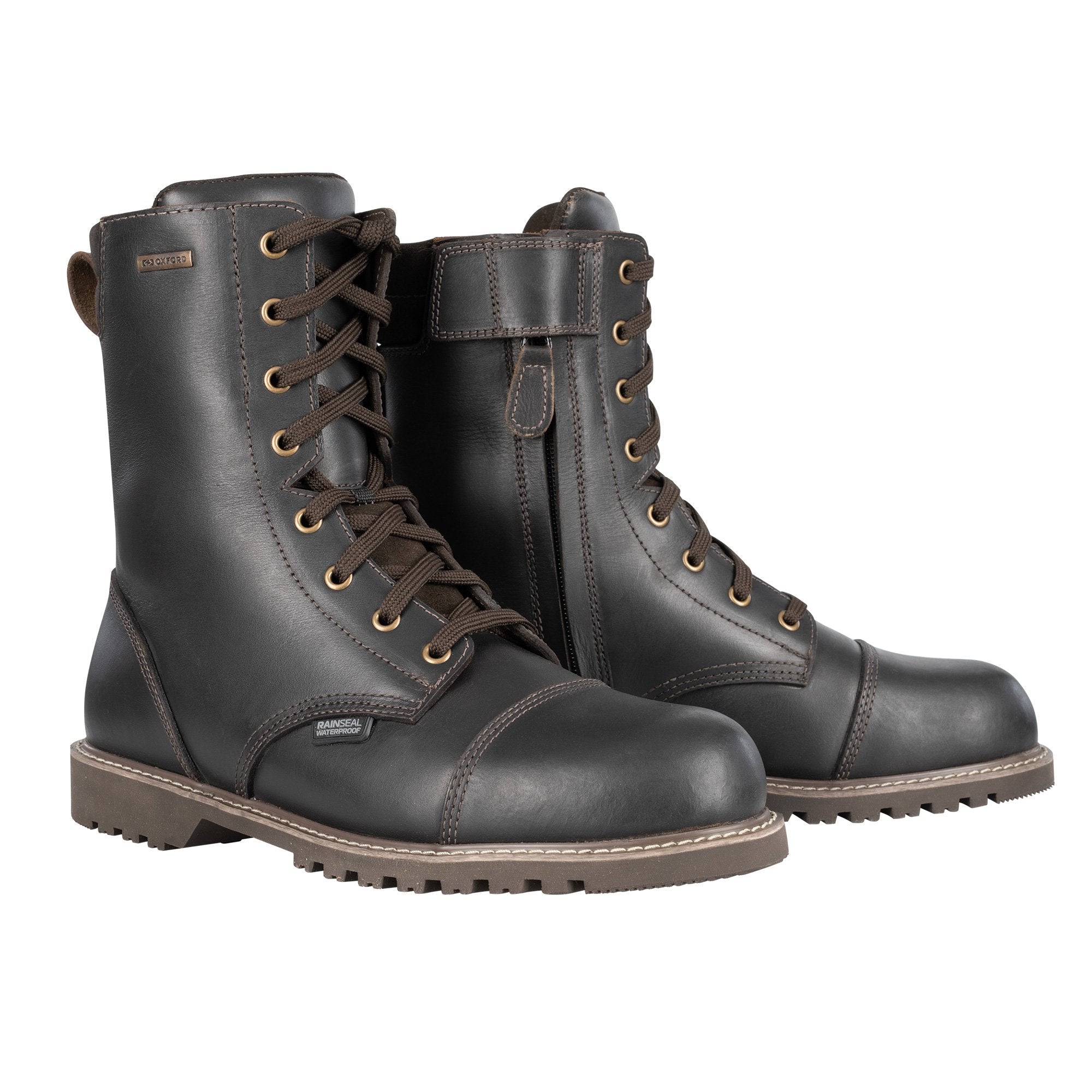 Oxford Merton 2.0 MS Drk Brn Motorcycle Boot