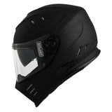 Simpson Venom Solid Matt Black Full Face Motorcycle Helmet